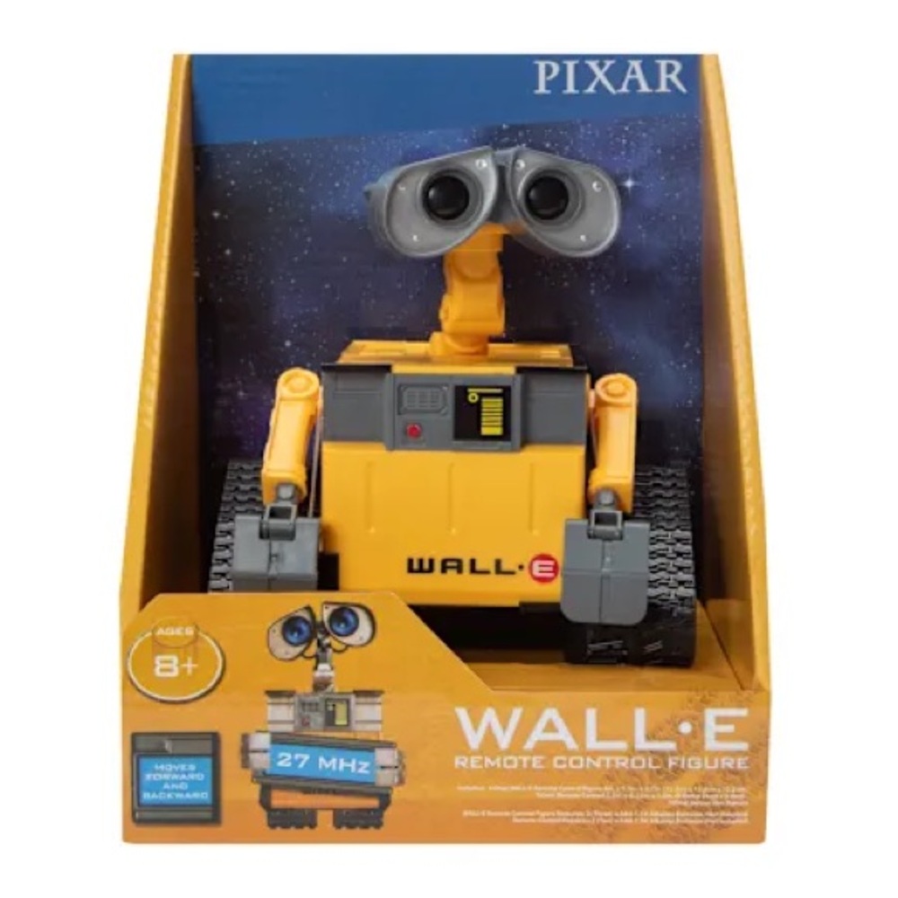 Pixar WALL-E Remote Control Figure - Yellow and Gray